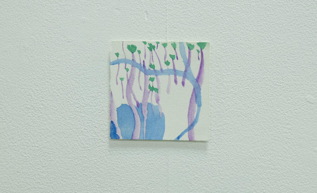 「nature」紙、水彩　10×10cm